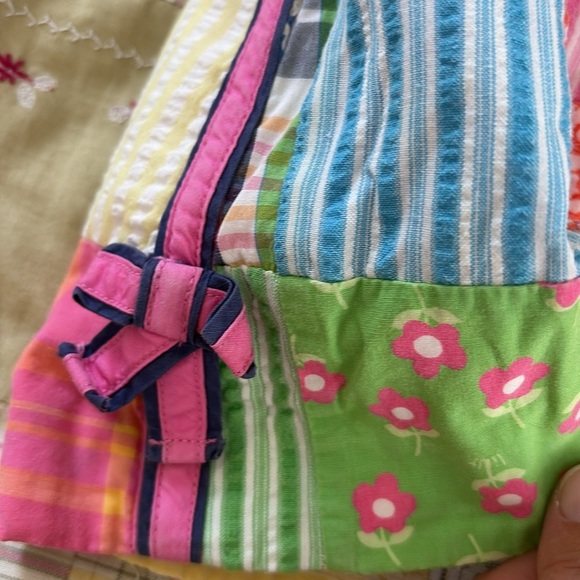 Lilly Pulitzer Multicolor Patchwork Mini Skirt - girls size 16 - 100% cotton - Picture 5 of 6